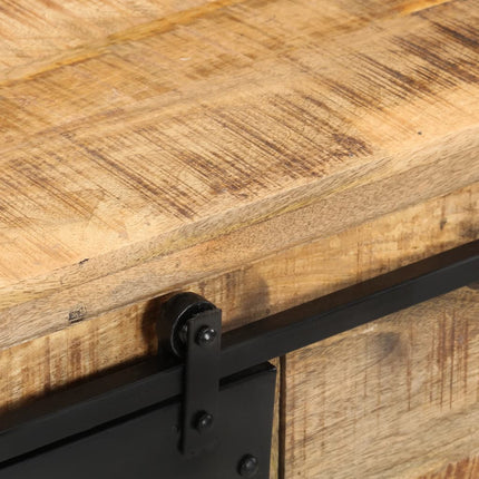 Credenza 80x30x60 cm in Legno Massello di Mango
