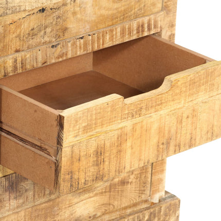 Credenza 80x30x60 cm in Legno Massello di Mango