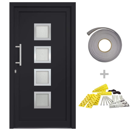 Porta di Ingresso Antracite 98x208 cm