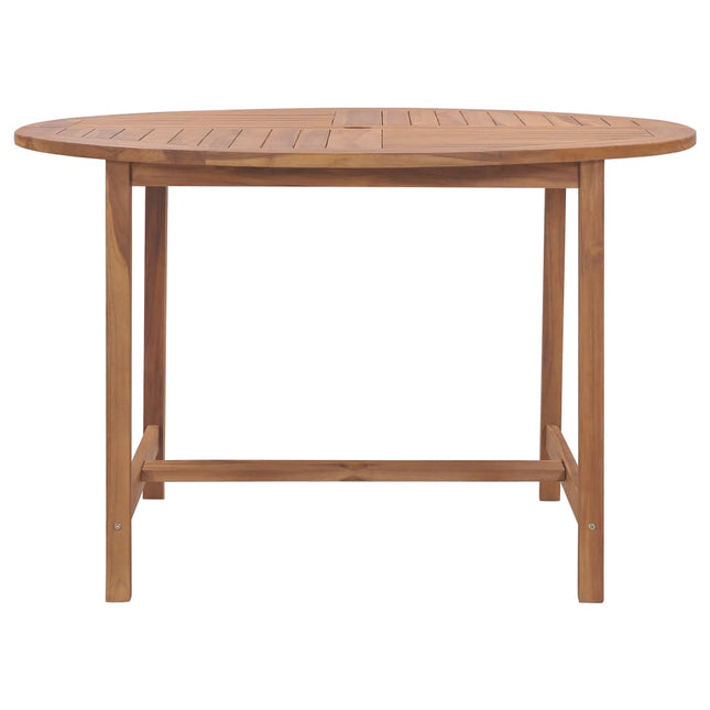 Tavolo da Giardino 120x76 cm in Legno Massello di Teak