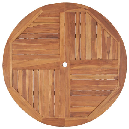 Tavolo da Giardino 120x76 cm in Legno Massello di Teak