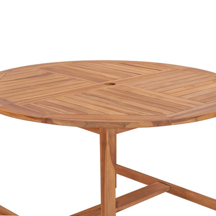Tavolo da Giardino 120x76 cm in Legno Massello di Teak