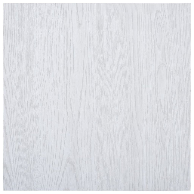 Listoni per Pavimenti Autoadesivi in PVC 5,11 m² Bianchi
