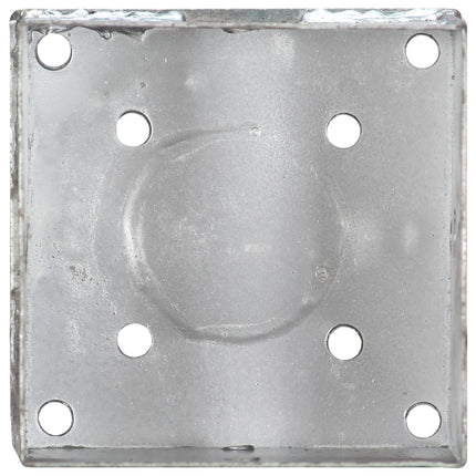 Picchetti di Terra 2 pz Argento 14x14x58 cm in Acciaio Zincato