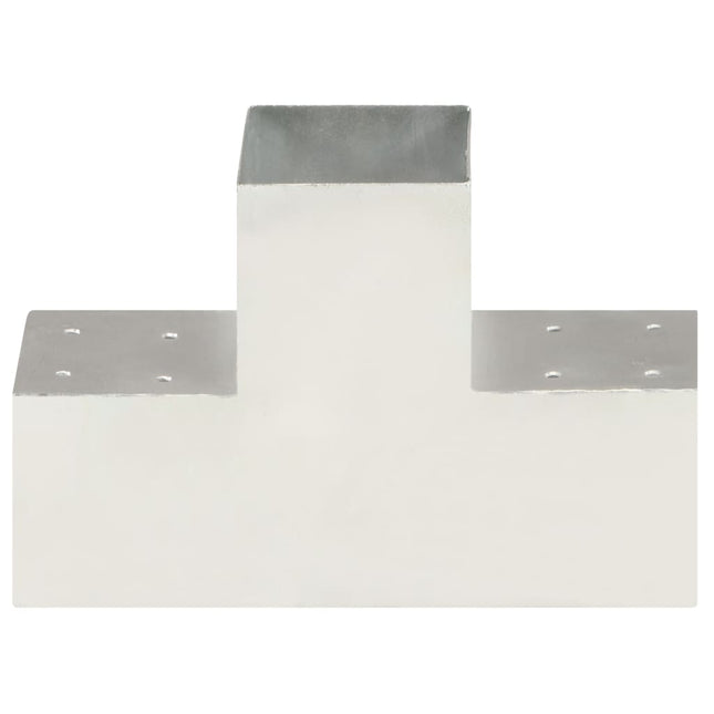 Connettore per Pali a Forma di T in Metallo Zincato 101x101 mm