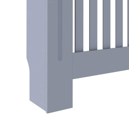 Copertura per Radiatore Antracite 112x19x81,5 cm in MDF