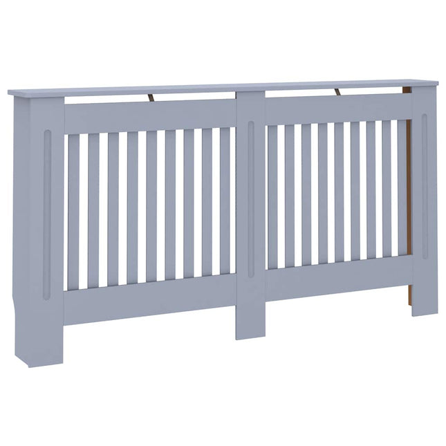 Copertura per Radiatore Antracite 152x19x81,5 cm in MDF
