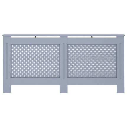 Copertura per Radiatore Antracite 172x19x81 cm in MDF