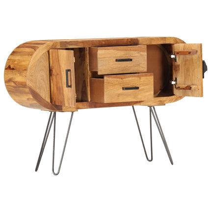 Credenza 118x28x75 cm in Legno Massello di Sheesham