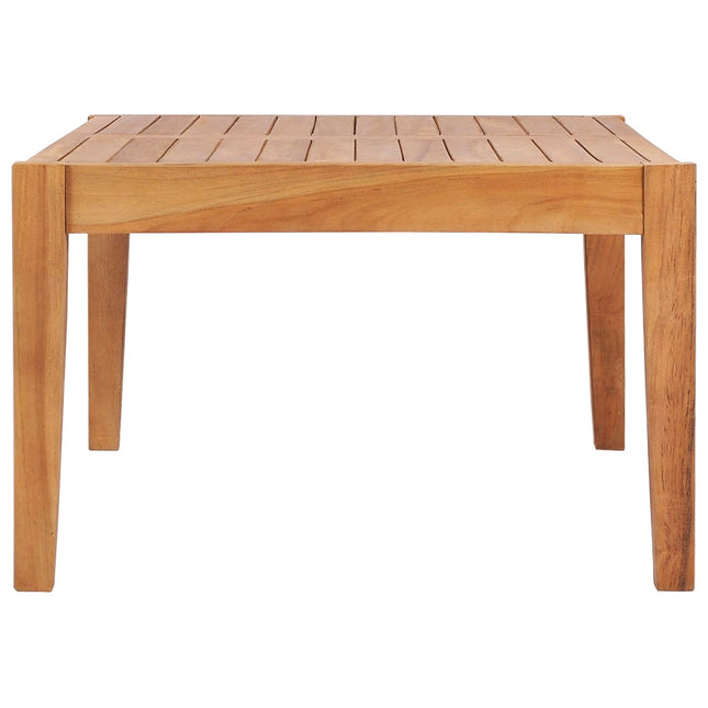 Tavolo da Giardino 90,5x55,5x30,5 cm in Legno Massello di Teak