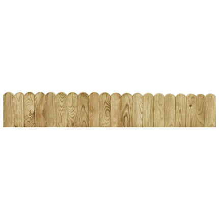 Rotolo di Bordura Verde 120 cm in Legno di Pino impregnato