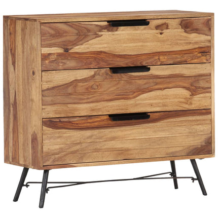 Credenza 80x30x75 cm in Legno Massello di Sheesham
