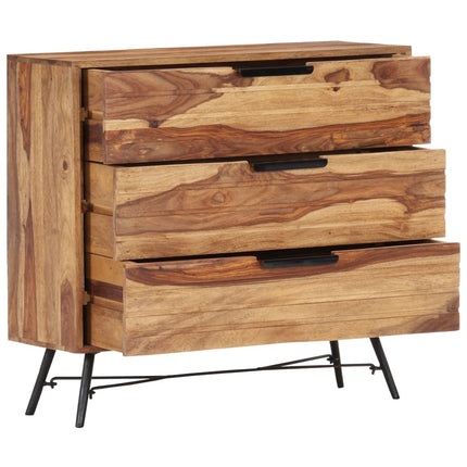 Credenza 80x30x75 cm in Legno Massello di Sheesham