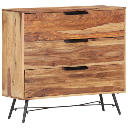 Credenza 80x30x75 cm in Legno Massello di Sheesham