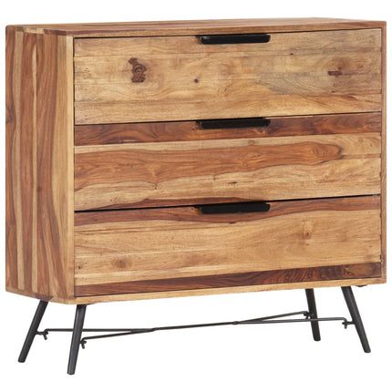 Credenza 80x30x75 cm in Legno Massello di Sheesham