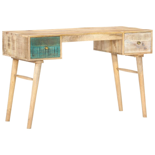 Scrivania 118x50x75 cm in Legno Massello di Mango