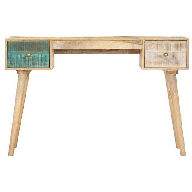Scrivania 118x50x75 cm in Legno Massello di Mango