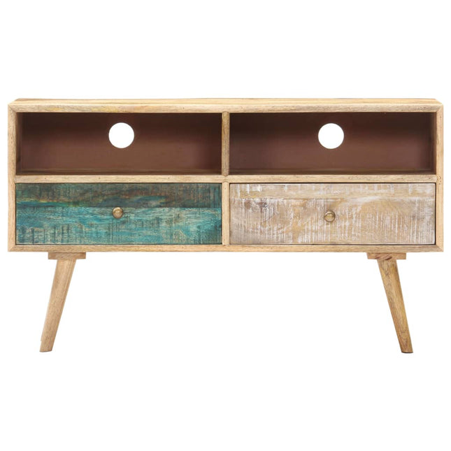 Mobile Porta TV 88x30x50 cm in Legno Massello di Mango