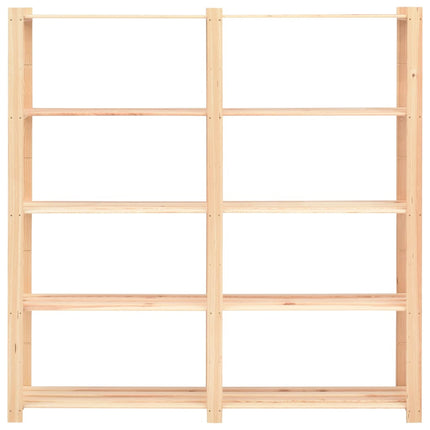 Scaffali a 5 Livelli 5 pz 170x38x170 cm Massello Pino 500kg