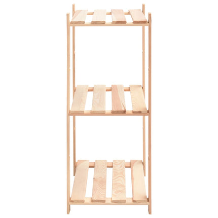 Scaffali a 3 Livelli 10 pz 60x38x90 cm in Massello Pino 150 kg