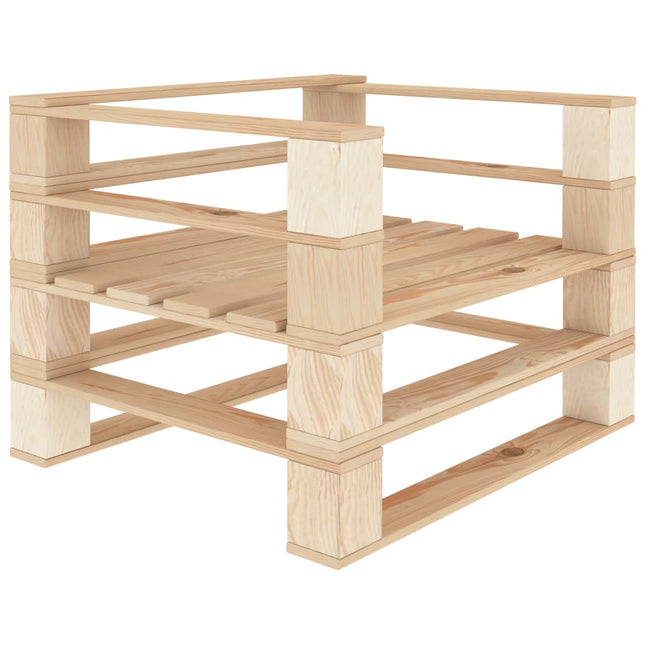 Poltrona da Giardino su Pallet in Legno