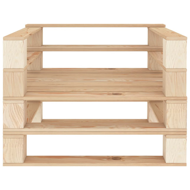 Poltrona da Giardino su Pallet in Legno