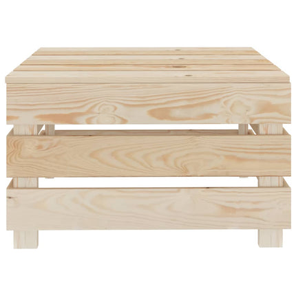 Set Salotto da Giardino Pallet 2 pz in Legno