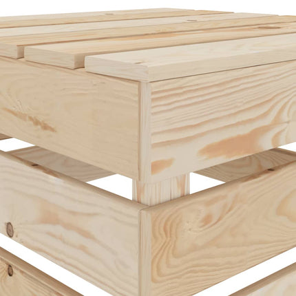 Set Salotto da Giardino Pallet 2 pz in Legno