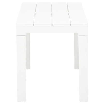 Panchine da Giardino 2 pz Bianco in Plastica