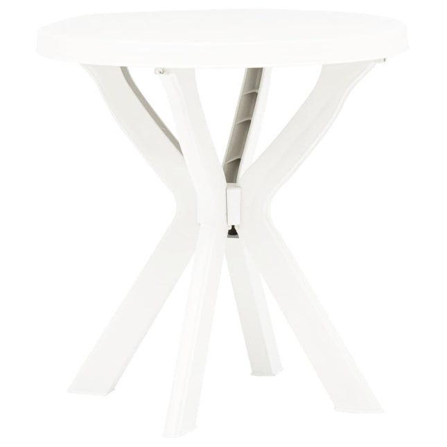 Tavolo da Bistrot Bianco Ã˜70 cm in Plastica