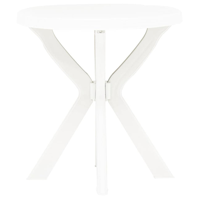 Tavolo da Bistrot Bianco Ã˜70 cm in Plastica