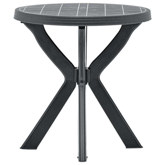 Tavolo da Bistrot Antracite Ã˜70 cm in Plastica