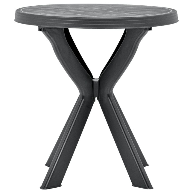 Tavolo da Bistrot Antracite Ã˜70 cm in Plastica