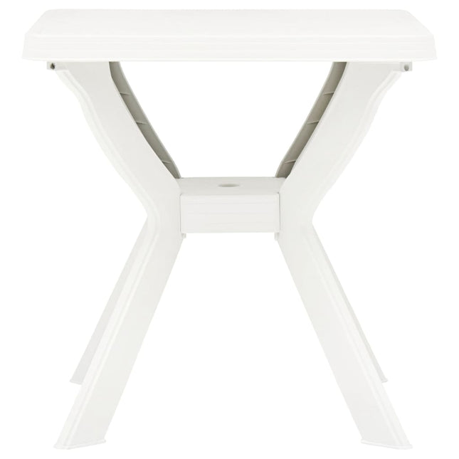 Tavolo da Bistrot Bianco 70x70x72 cm in Plastica