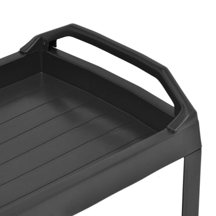 Carrello per Bevande Antracite 69x53x72 cm in Plastica
