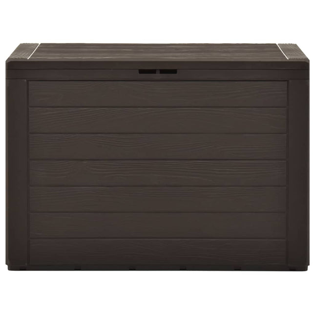 Baule da Giardino Marrone 78x44x55 cm