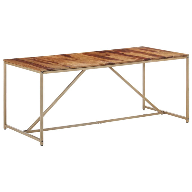 Tavolo da Pranzo 180x90x76 cm in Legno Massello