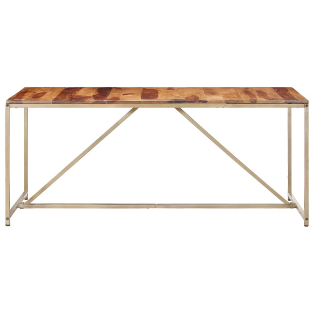 Tavolo da Pranzo 180x90x76 cm in Legno Massello