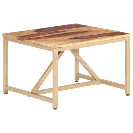 Tavolino Laterale 60x60x40 cm in Legno Massello