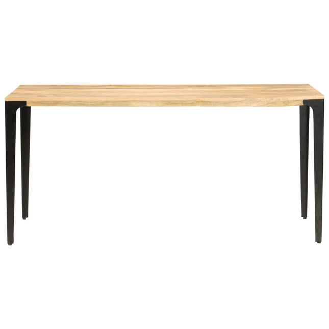 Tavolo da Pranzo 160x80x76 cm in Legno Massello di Mango