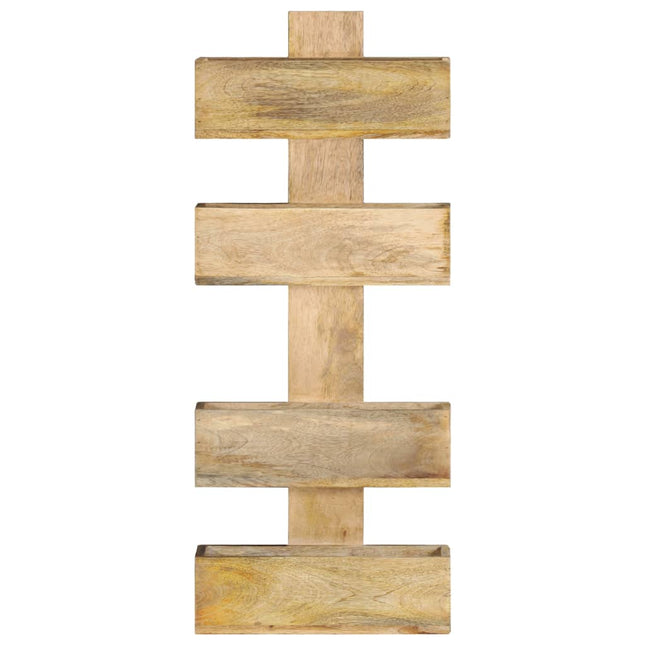 Portariviste a Parete 30x11x72 cm in Legno Massello di Mango