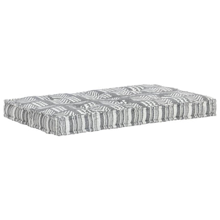 Cuscino per Divani a Pallet Grigio in Tessuto Patchwork