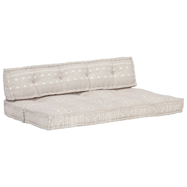 Cuscino per Divani Pallet Marrone Chiaro in Tessuto Patchwork