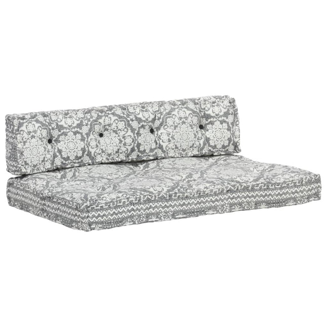 Cuscino per Divani Pallet Grigio Chiaro in Tessuto Patchwork