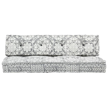 Cuscino per Divani Pallet Grigio Chiaro in Tessuto Patchwork