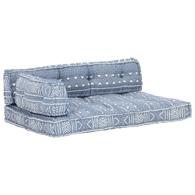 Cuscino per Divani Pallet Indaco in Tessuto Patchwork