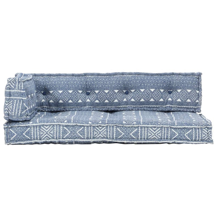 Cuscino per Divani Pallet Indaco in Tessuto Patchwork