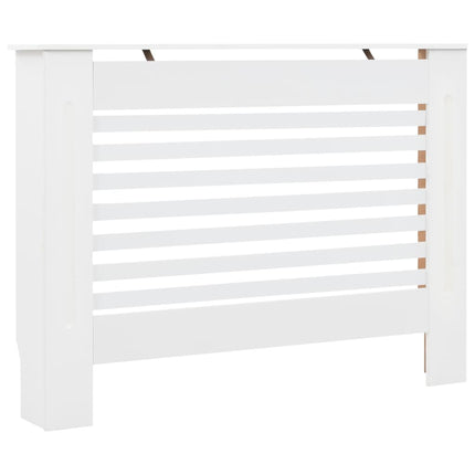Coperture per Radiatori 2 pz Bianche 112x19x81,5 cm in MDF