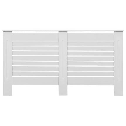 Coperture per Radiatori 2 pz Bianche 152x19x81,5 cm in MDF