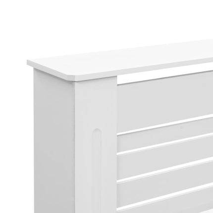 Coperture per Radiatori 2 pz Bianche 152x19x81,5 cm in MDF